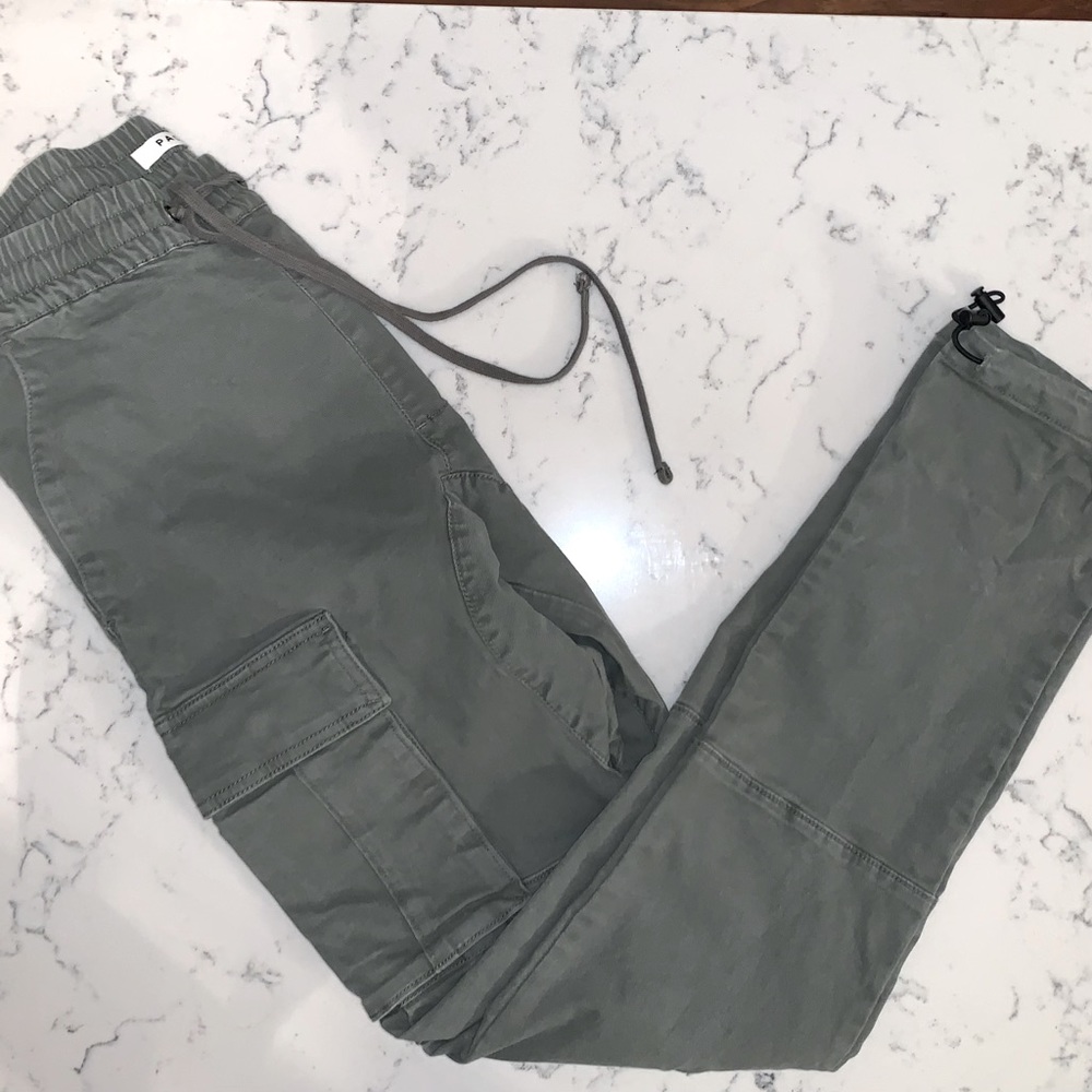 Men's Pacsun olive slim fit cargo pants - size small. Gently used.